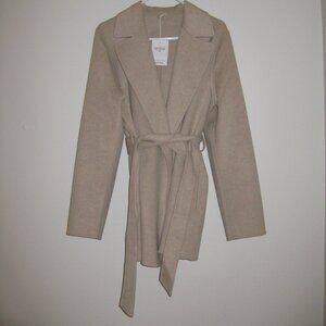 And Other Stories & Other Stories Short Belted Wool Coat Size Medium